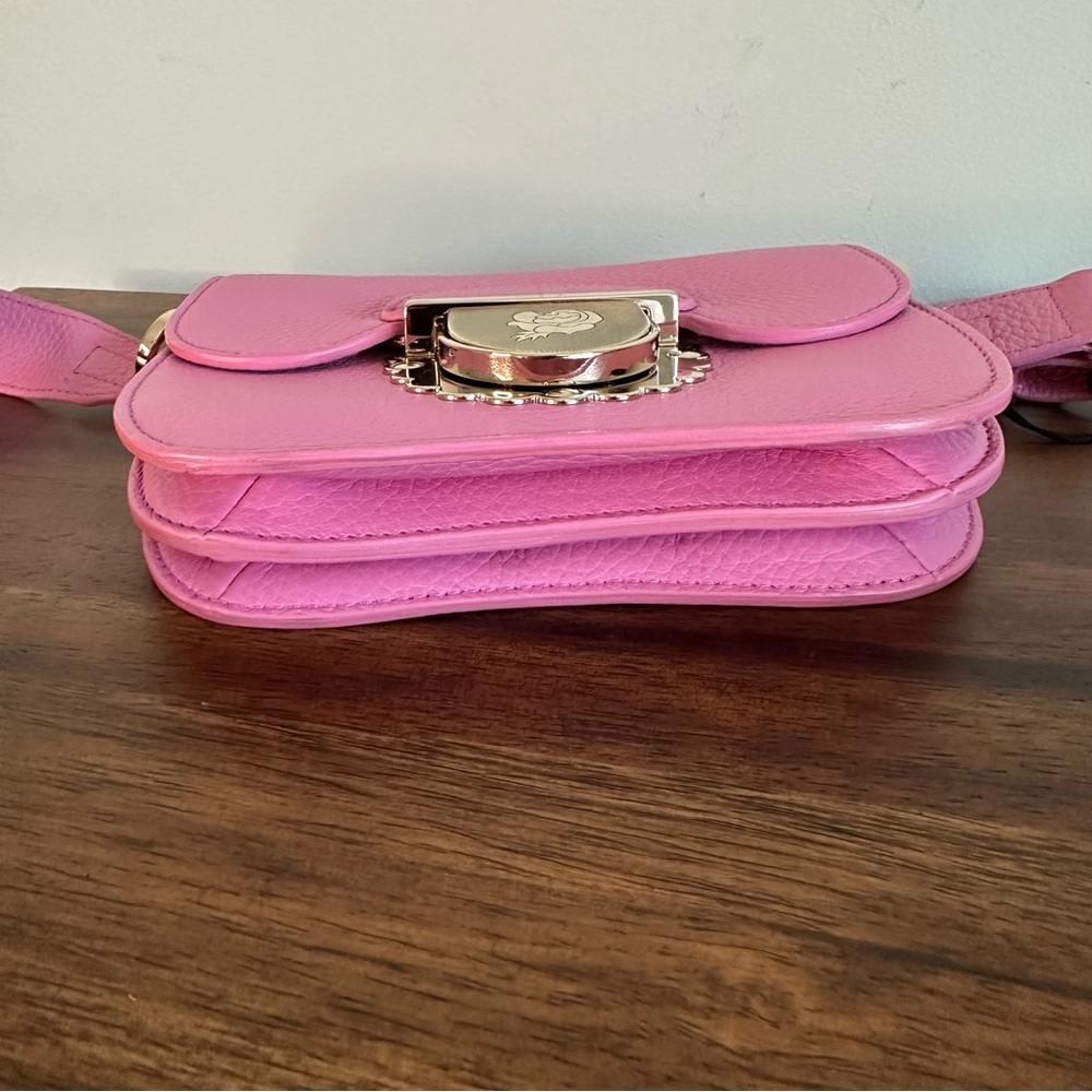 Furla Pink Leather Crossbody Bag. - Picture 11 of 12